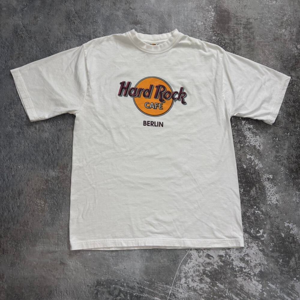 Vintage 90s Hard Rock Cafe Berlin Germany T Shirt. Size Large